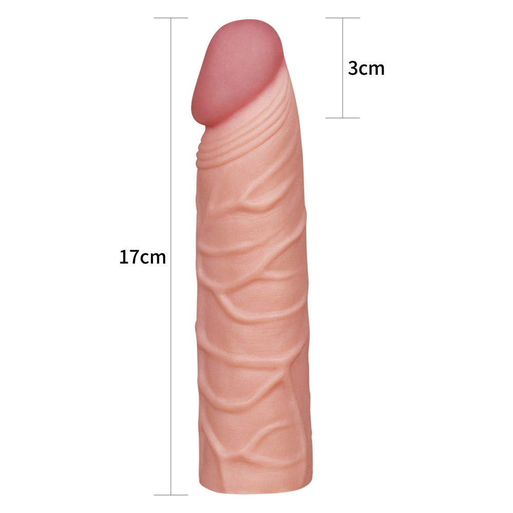 Pleasure X Tender 1'' Sleeve Flesh 2.5 Cm (1'') Penis Extension Sleeve