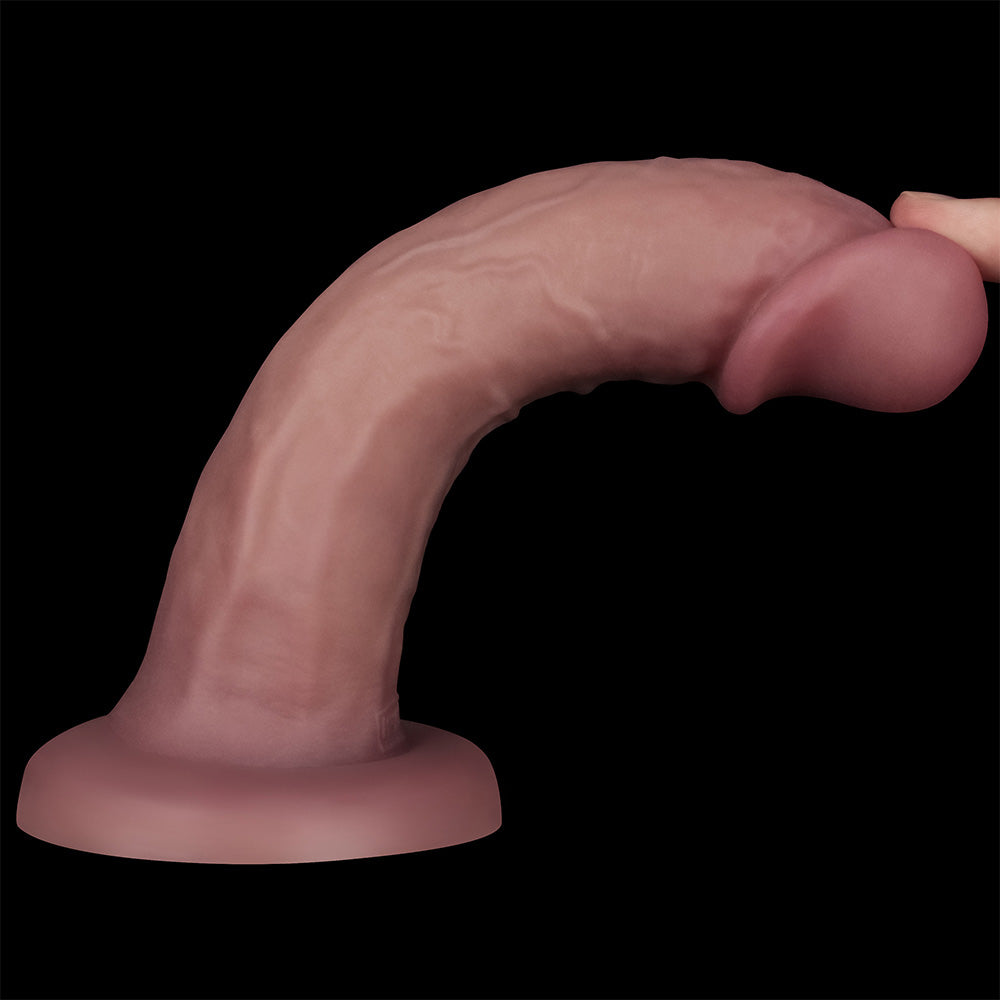 Dual Density Power Cock 8 Inch Flesh Flesh 20 Cm Usb Rechargeable Vibrating Dong