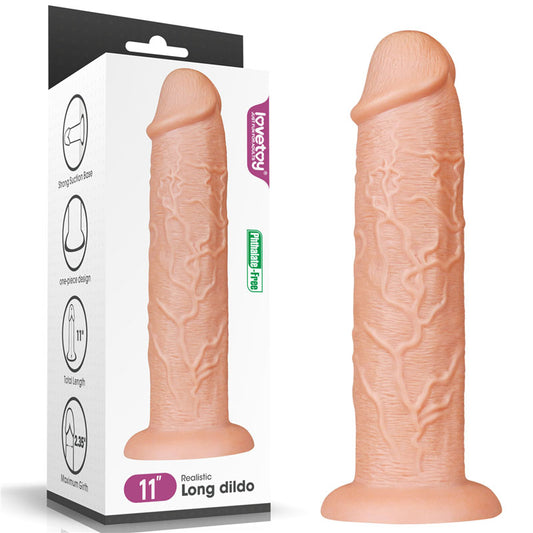 King Size 11'' Realistic Dildo Flesh 28 Cm Dong