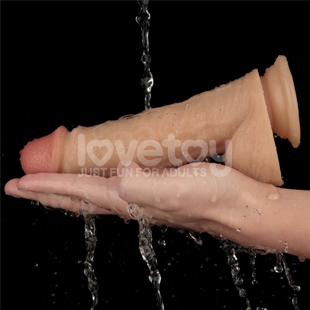 8 Inch Power Basics Flesh 20 Cm Usb Rechargeable Vibrating Dong