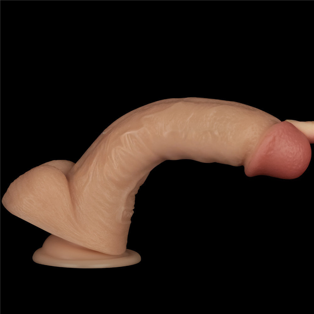 8 Inch Power Basics Flesh 20 Cm Usb Rechargeable Vibrating Dong