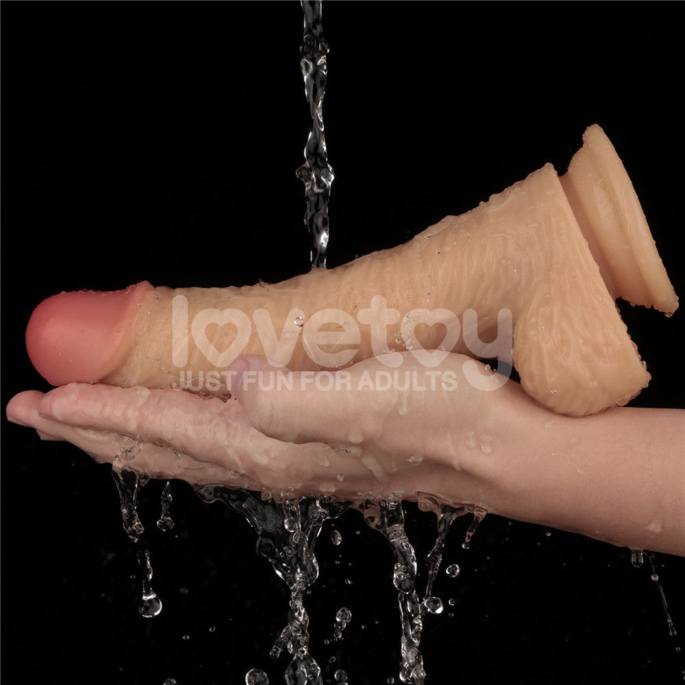 8.5 Inch Power Basics Flesh 21.6 Cm Usb Rechargeable Vibrating Dong