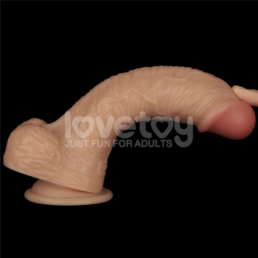 8.5 Inch Power Basics Flesh 21.6 Cm Usb Rechargeable Vibrating Dong