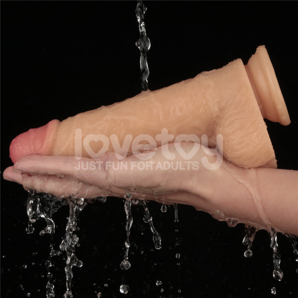 9 Inch Power Basics Flesh 23 Cm Usb Rechargeable Vibrating Dong