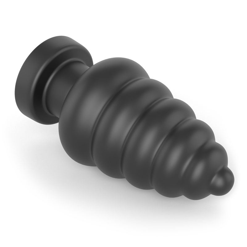 King Sized 7'' Vibrating Anal Cracker Black 17.8 Cm Xl Vibrating Butt Plug