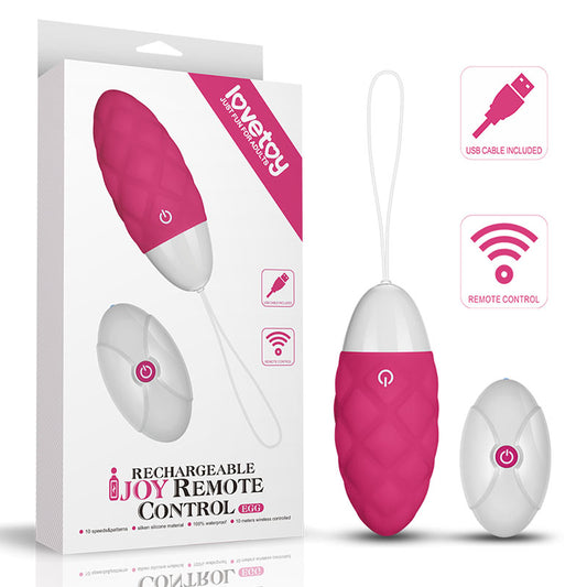Ijoy Rechargeable Remote Control Egg Pink Usb Rechargeable Egg With Remote