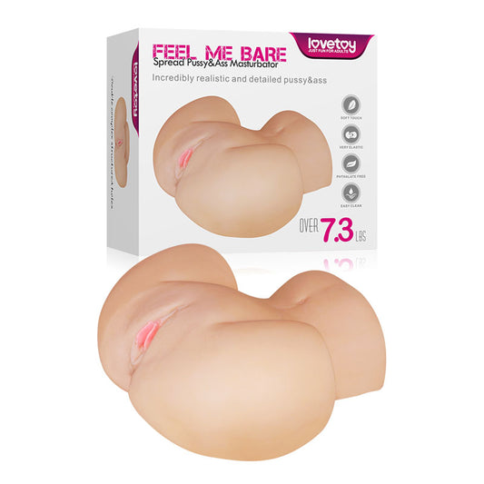 Feel Me Bare Perfect Pussy & Ass Flesh Missionary Style Masturbator