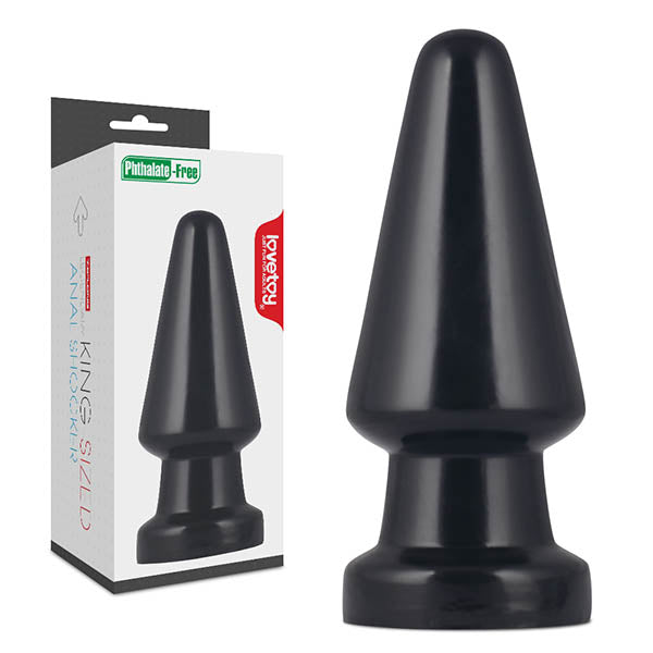 King Sized 7.5'' Anal Shocker Black 19 Cm Mega Butt Plug