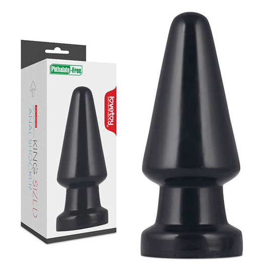 King Sized 7.5'' Anal Shocker Black 19 Cm Mega Butt Plug