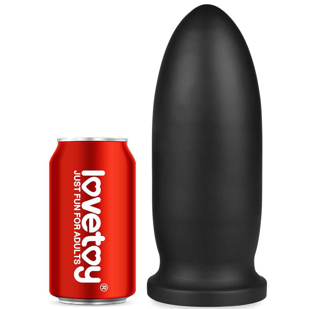King Sized Anal Bomber Black 23 Cm (9'') Mega Anal Plug