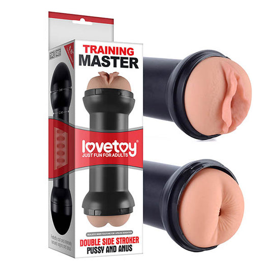 Training Master Double Side Stroker Pussy & Ass Double Sided Stroker