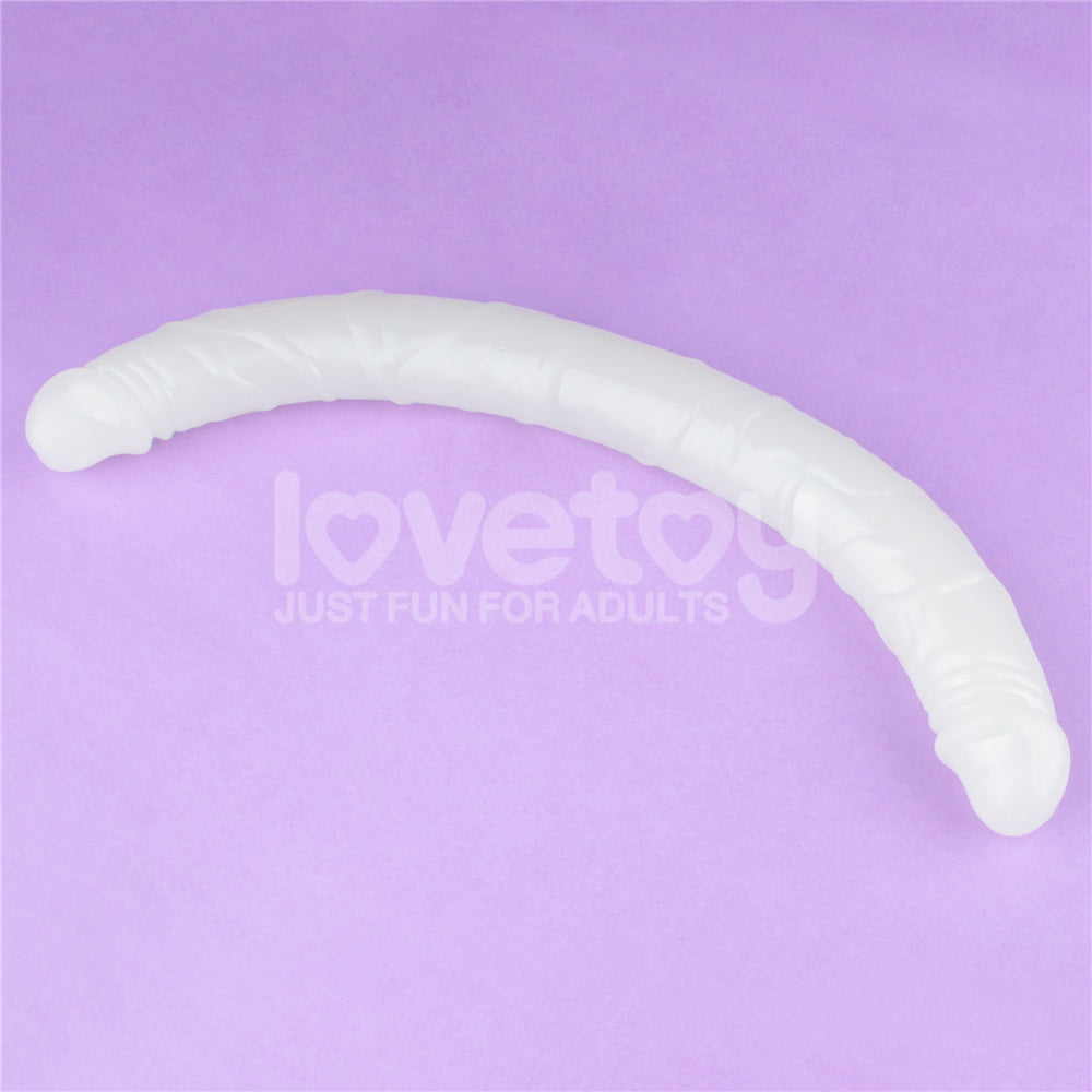 Lumino Play 18.5'' Double Dildo Glow In The Dark Blue 47 Cm Double Dong