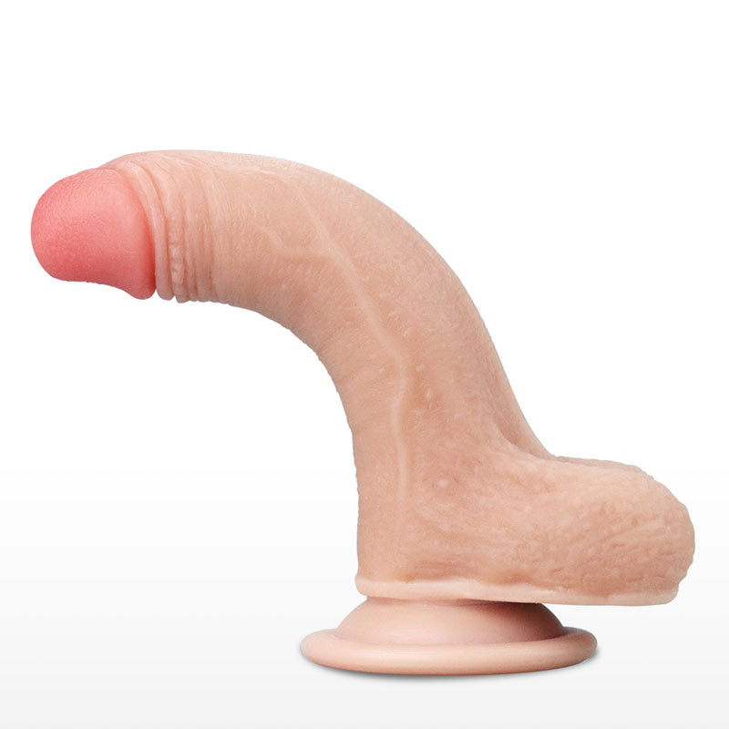 Sliding Skin Dual Layer Dong Flesh 17.8 Cm (7'') Dong With Flexible Skin