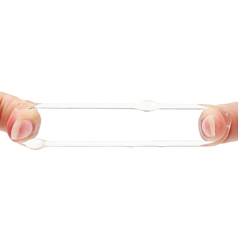 Power Plus Triple Beaded Ring Set Clear Cock Rings Set Of 3