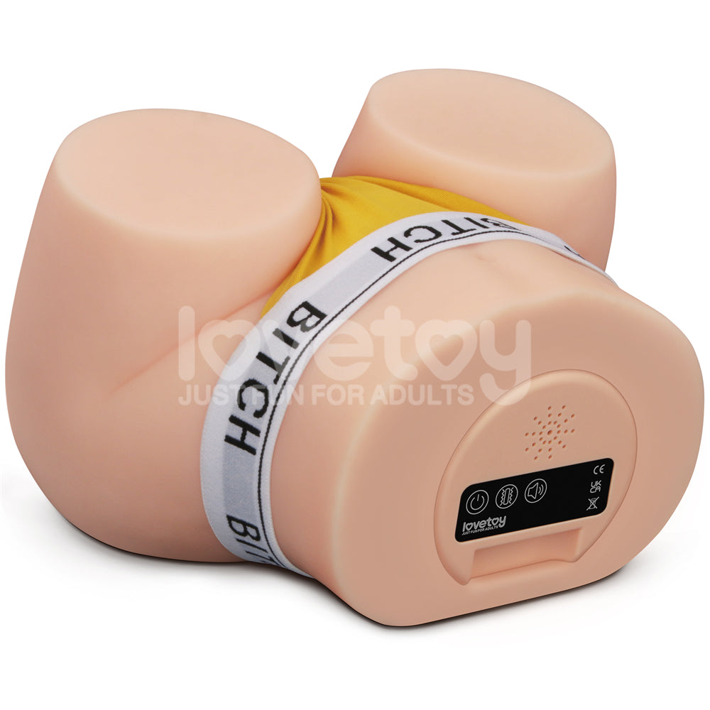 Streetgirls Sensation Pulse Doggy Flesh Usb Rechargeable Vibrating Sucking & Moaning Doggy Style Masturbator