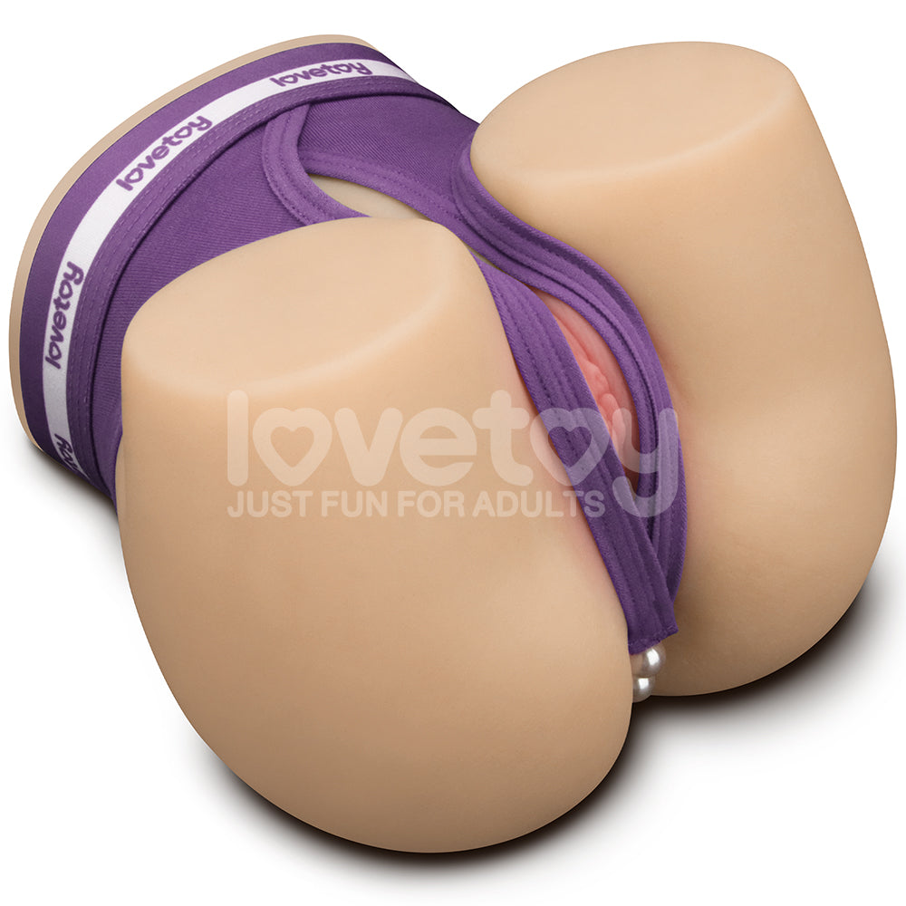 Streetgirls Dual Motor Sensation Pulse Flesh Usb Rechargeable Vibrating Masturbator