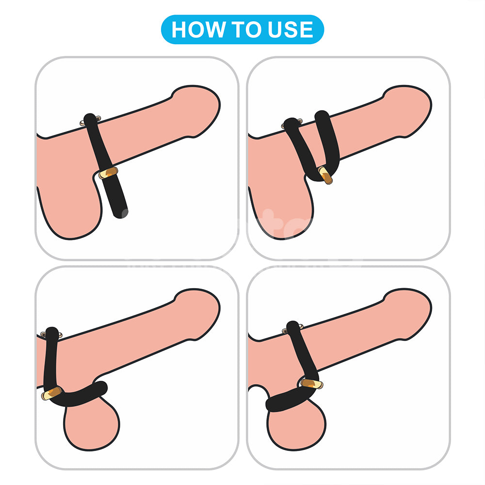 Pinnacle Pro Anyfit Stretcher Black Adjustable Cock Ring
