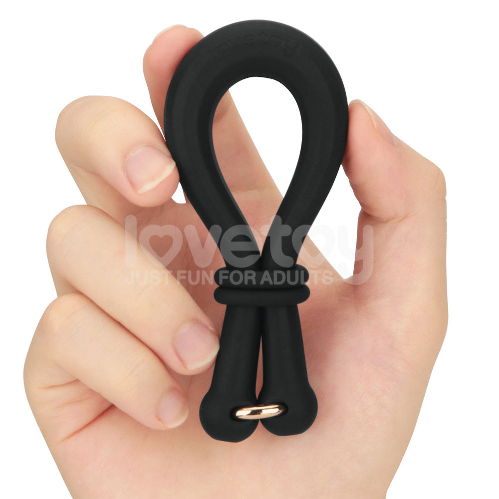 Pinnacle Pro Anyfit Plus Stretcher Black Adjustable Cock Ring