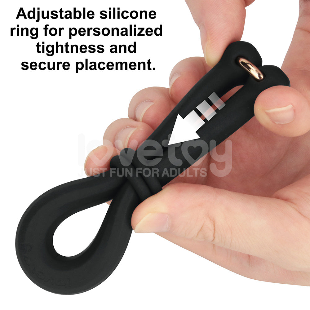 Pinnacle Pro Anyfit Plus Stretcher Black Adjustable Cock Ring
