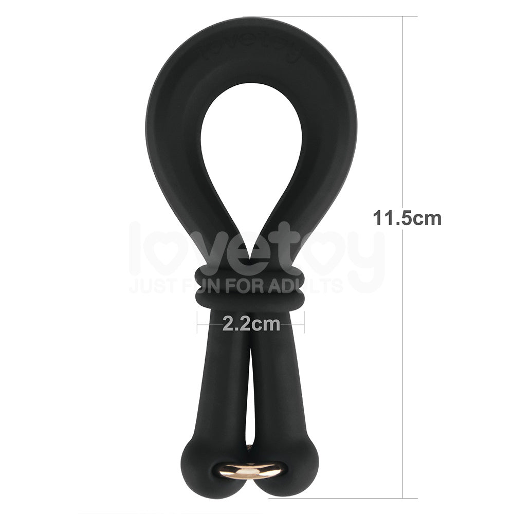 Pinnacle Pro Anyfit Plus Stretcher Black Adjustable Cock Ring