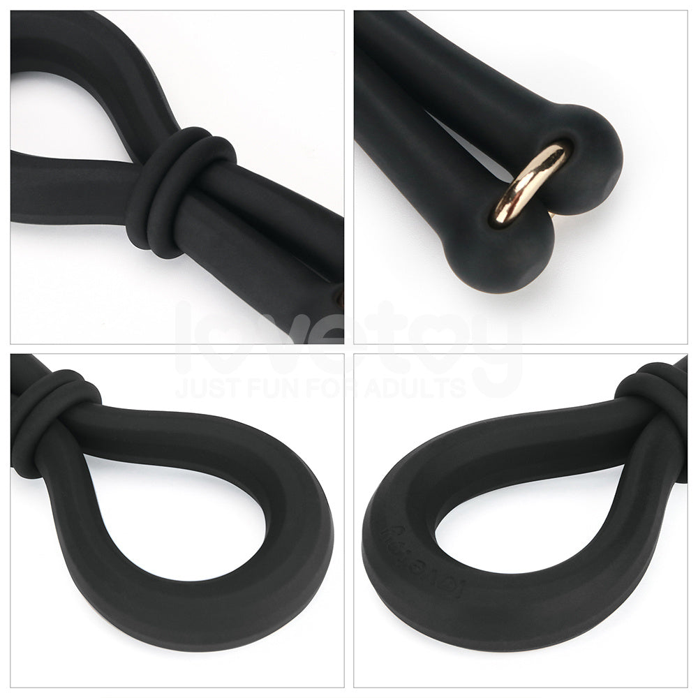 Pinnacle Pro Anyfit Plus Stretcher Black Adjustable Cock Ring