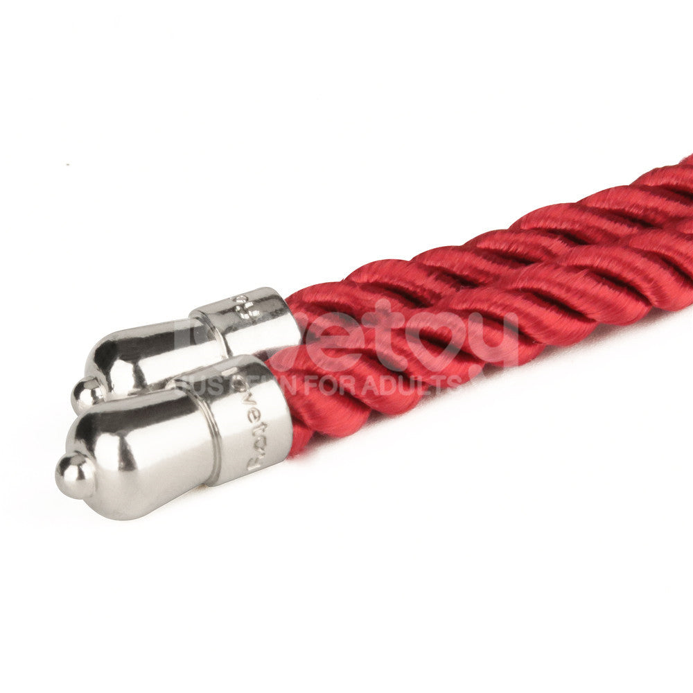 Rebellion Reign Silky Bondage Rope Red Red Bondage Rope 10 Metre Length