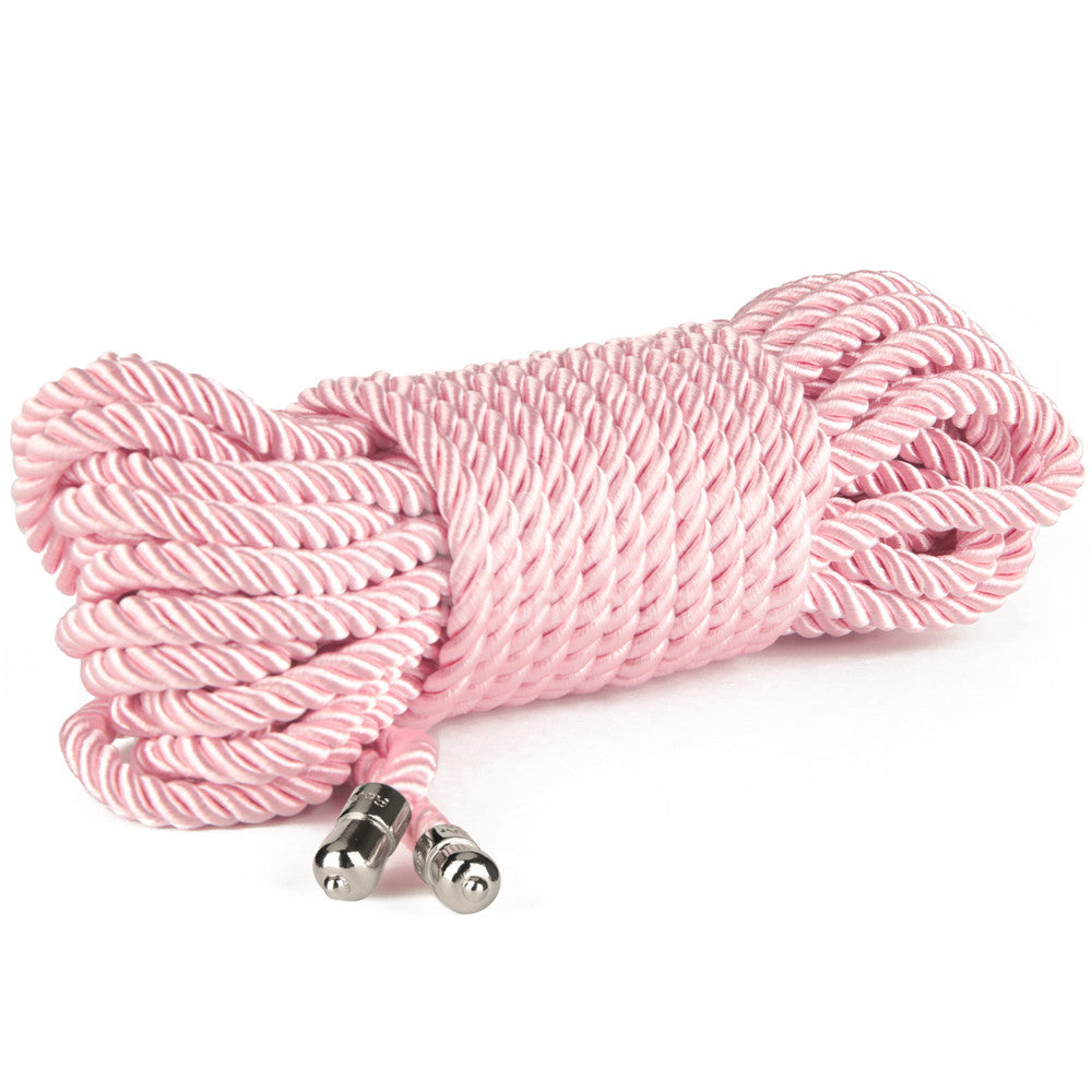 Rebellion Reign Silky Bondage Rope Pink Pink Bondage Rope 10 Metre Length