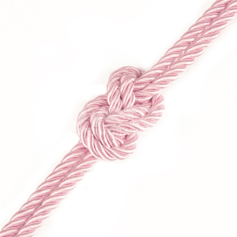 Rebellion Reign Silky Bondage Rope Pink Pink Bondage Rope 10 Metre Length