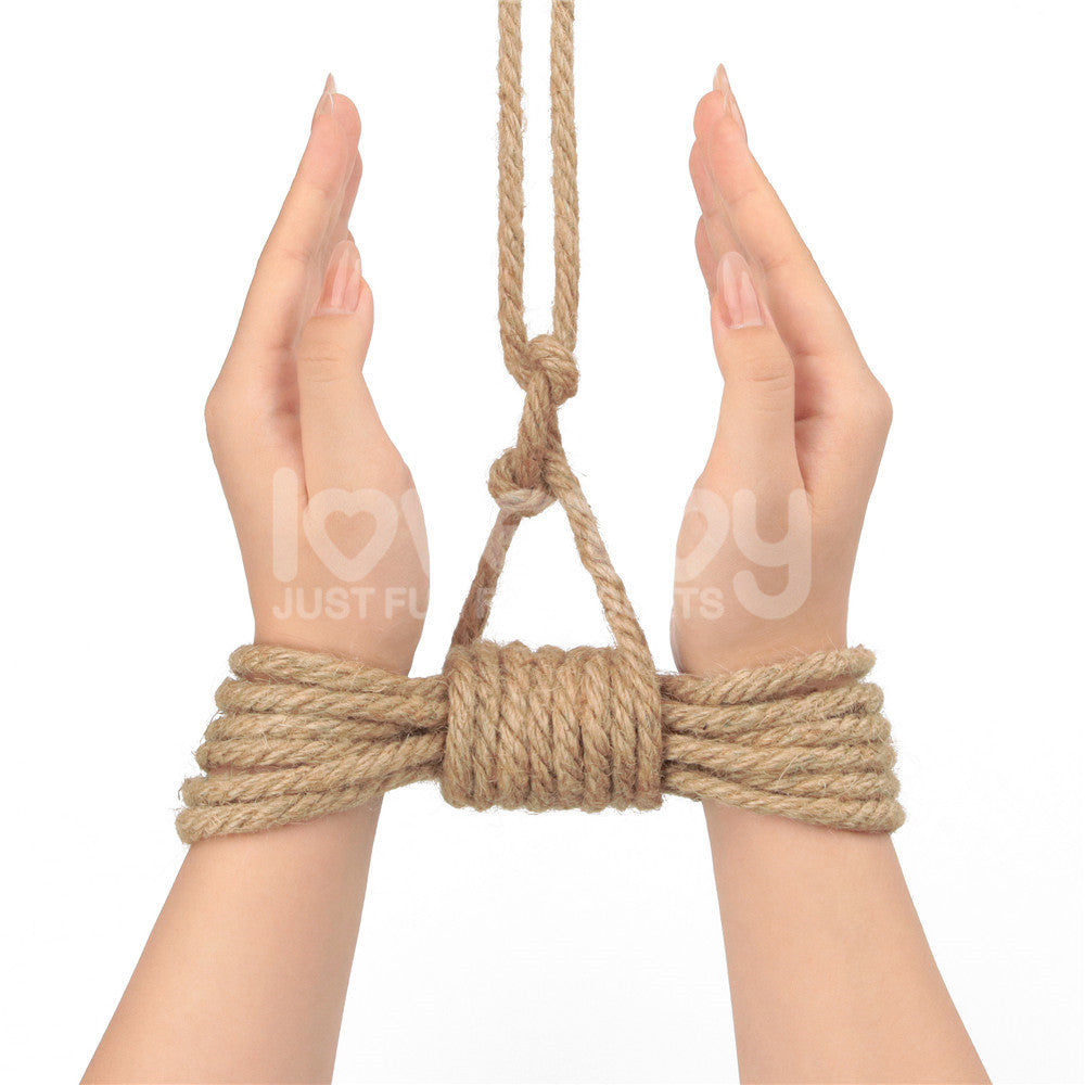 Rebellion Reign Hemp Bondage Rope Rustic Rustic Bondage Rope 10 Metre Length