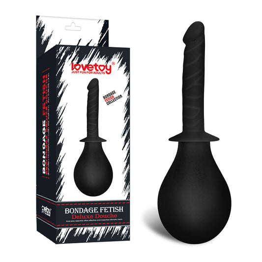 Bondage Fetish Deluxe Douche Black Unisex Douche