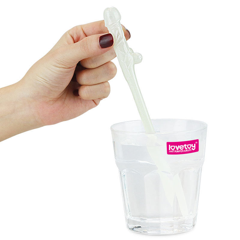 Jokes & Parties Glow In The Dark Willy Straws Glow In Dark Dicky Straws Set Of 9