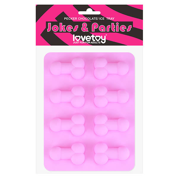 Jokes & Parties Pecker Chocolate/Ice Tray Silicone Tray Makes 8 Dickies