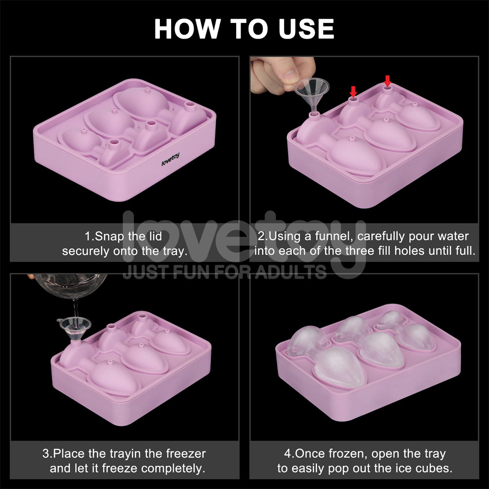 Jokes & Parties Butt Plug Silicone Ice Tray Novelty Ice Tray