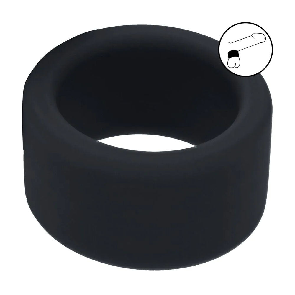 Levelz Liquid Silicone Ball Strap M Black Black Ball Strap