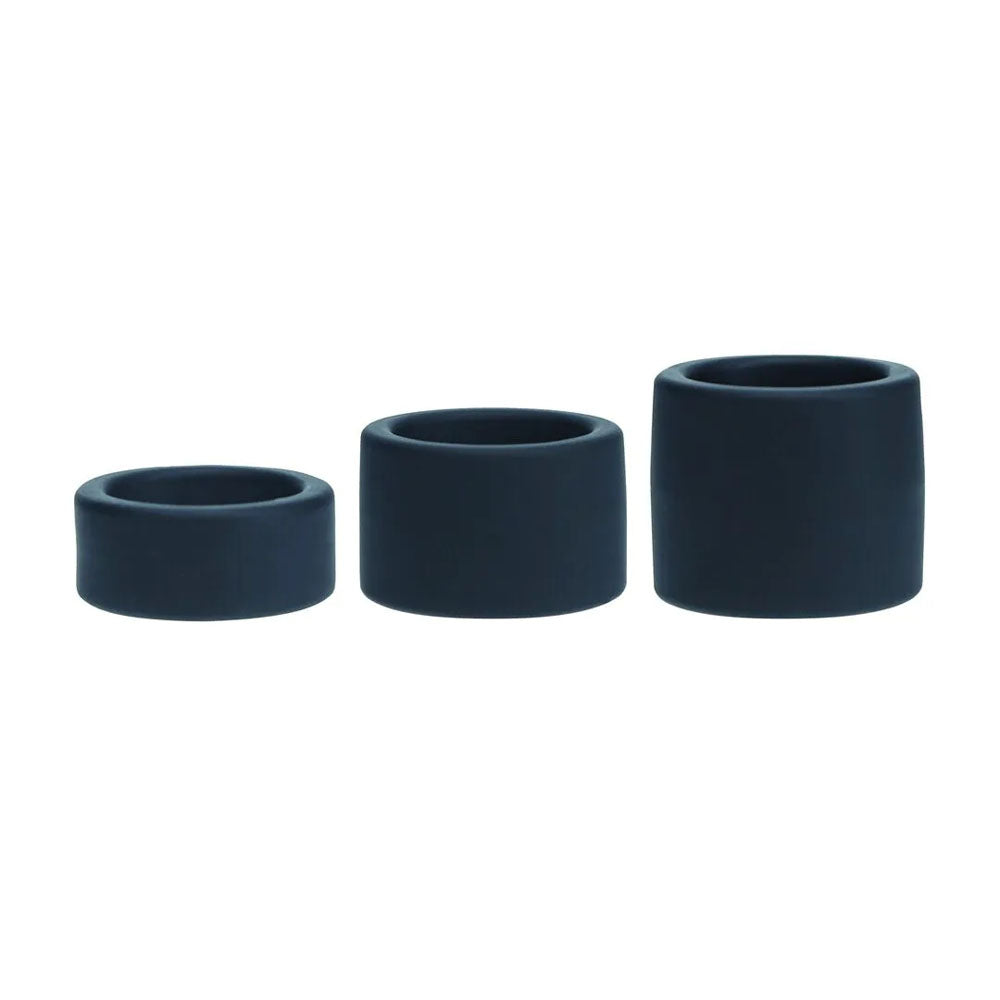 Levelz Liquid Silicone Ball Strap Set Of 3 Black Black Ball Stretchers Set Of 3 Sizes