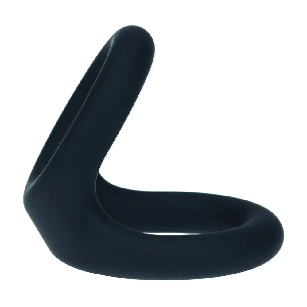 Levelz Double O Silicone Cock Ring M Black Black Cock & Balls Rings