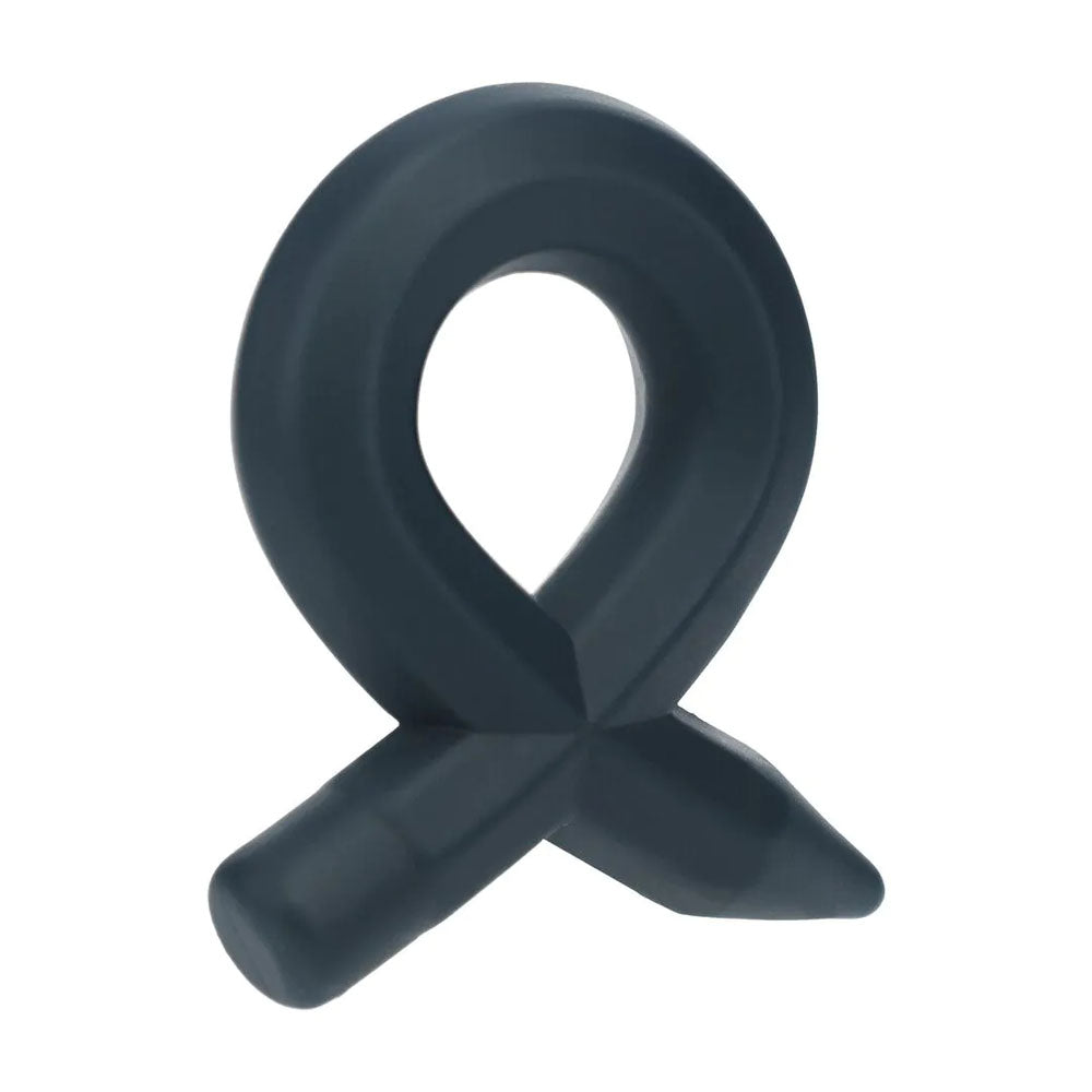 Levelz Pencil Liquid Silicone Cock Ring Black Cock Ring