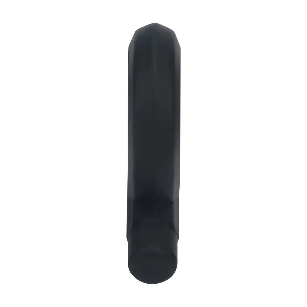 Levelz Pencil Liquid Silicone Cock Ring Black Cock Ring