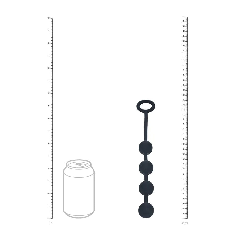 Levelz Round Silicone Anal Balls S 20mm Black 23 Cm Small Anal Balls