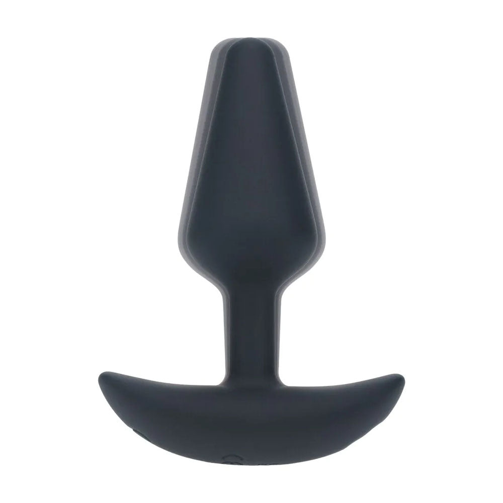 Levelz Classic Vibrating Silicone Anal Plug Small Black Small Usb Rechargeable Butt Plug