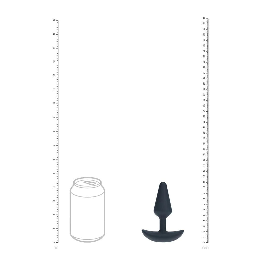 Levelz Classic Vibrating Silicone Anal Plug Small Black Small Usb Rechargeable Butt Plug