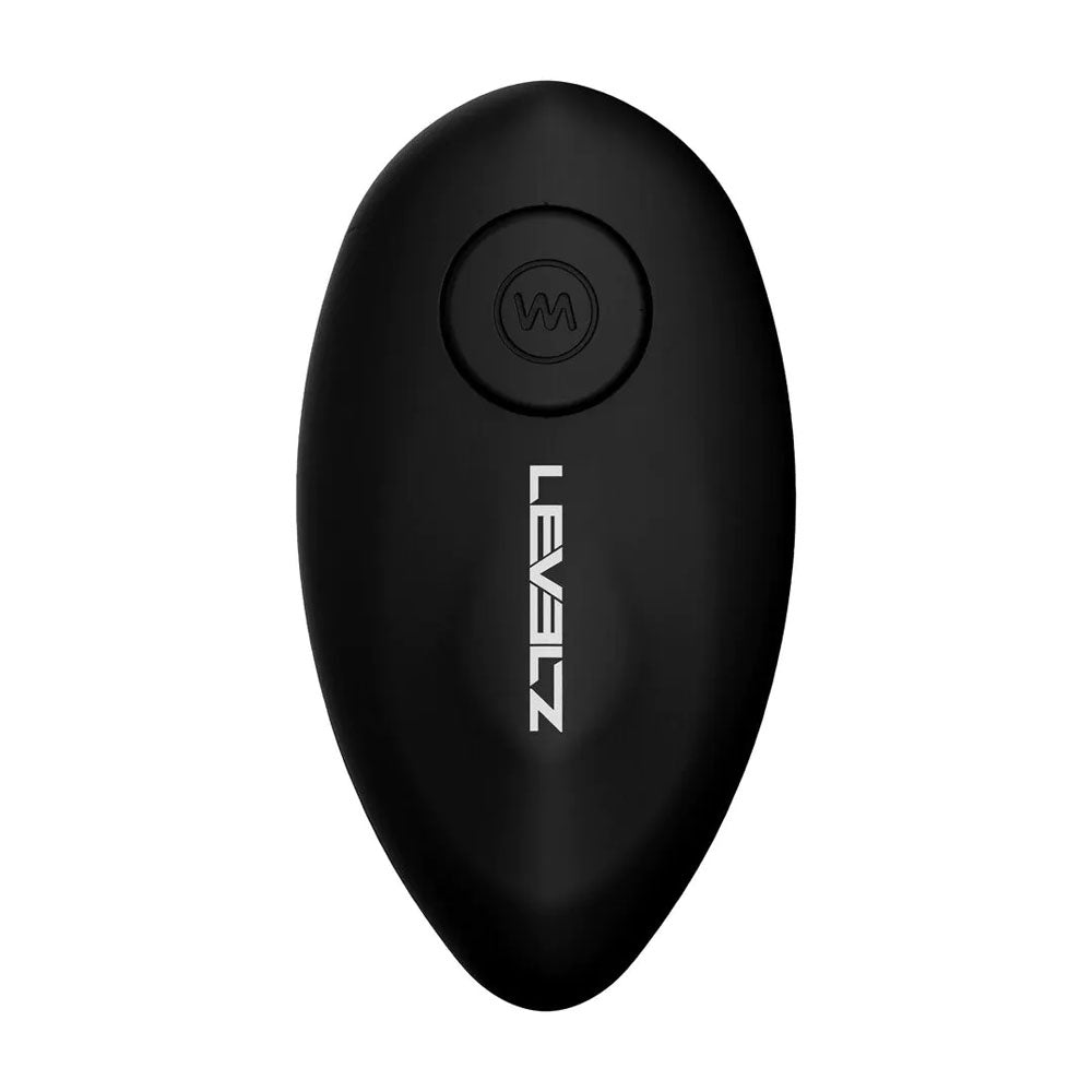 Levelz Remote Controlled Vibrating Tri O Cock Ring With Prostate Stimulator Black Usb Rechargeable Vibrating Cock Ring With Anal Plug