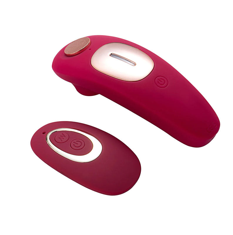 Maia Remi Red Usb Rechargeable Panty Vibe With Suction