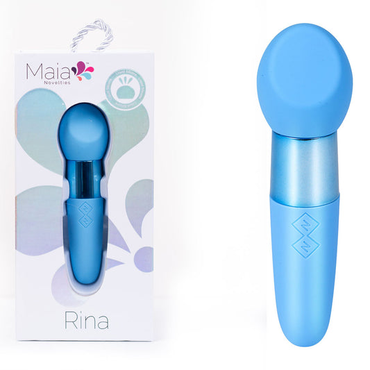 Maia Rina Blue Blue 13.3 Cm Usb Rechargeable Vibrator