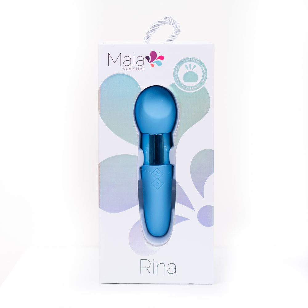 Maia Rina Blue Blue 13.3 Cm Usb Rechargeable Vibrator