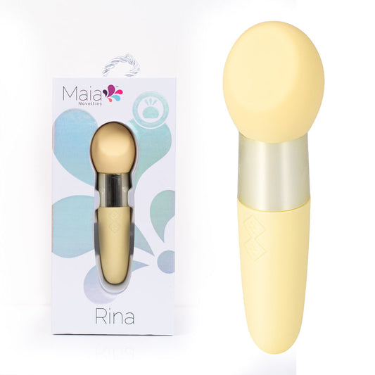 Maia Rina Yellow Yellow 13.3 Cm Usb Rechargeable Vibrator