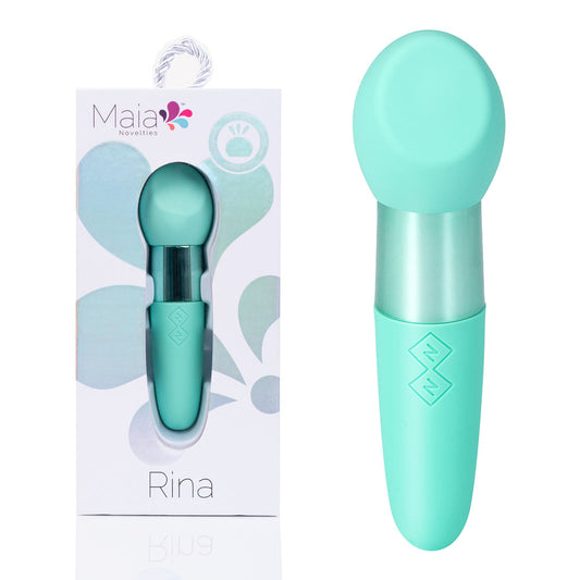 Maia Rina Teal Teal 13.3 Cm Usb Rechargeable Vibrator