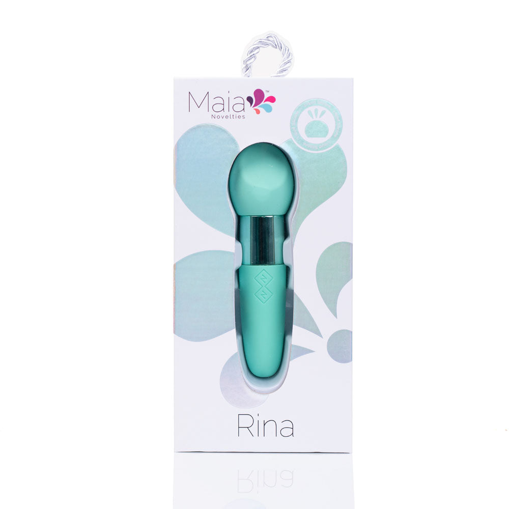 Maia Rina Teal Teal 13.3 Cm Usb Rechargeable Vibrator