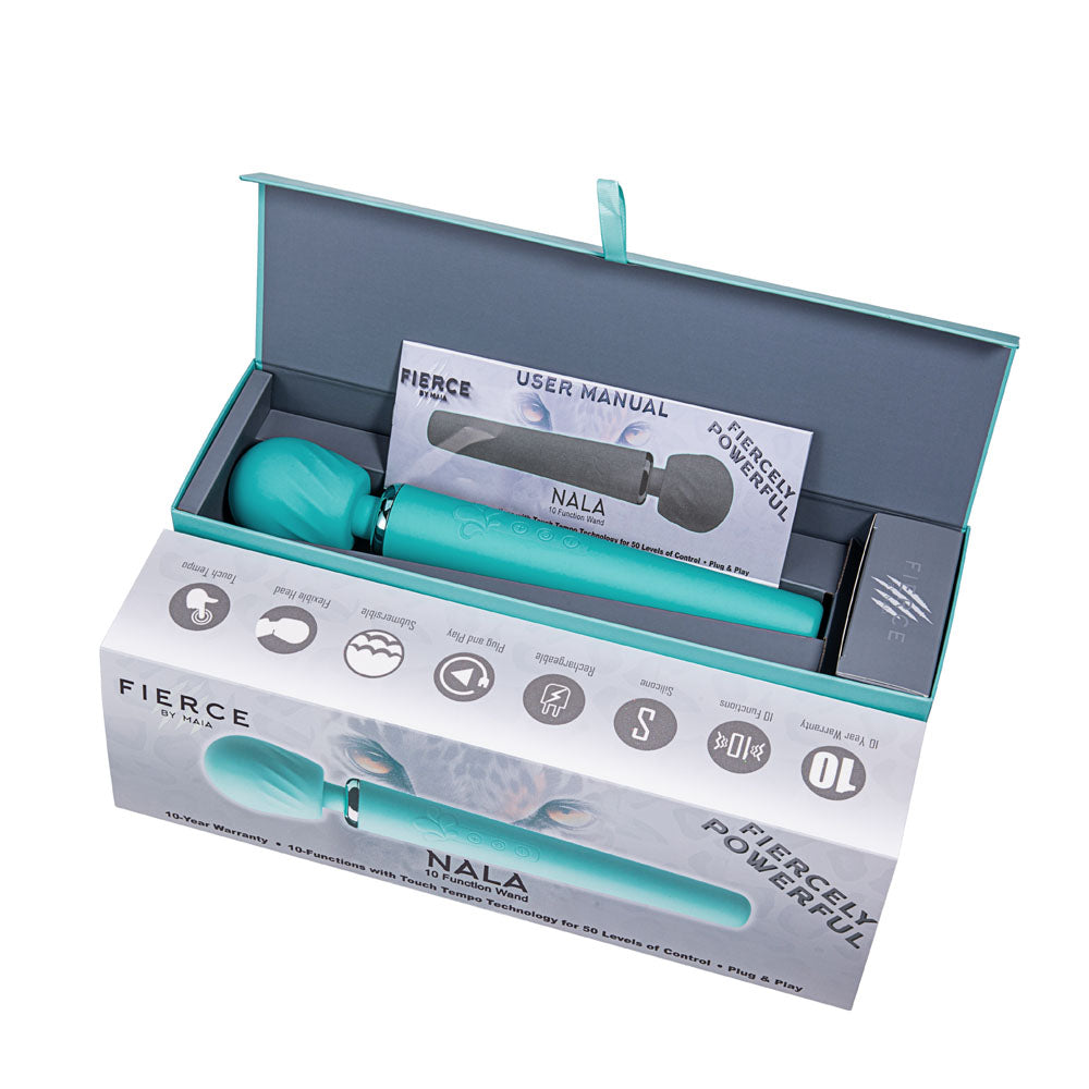 Maia Nala Blue Blue 30 Cm Usb Rechargeable Massage Wand