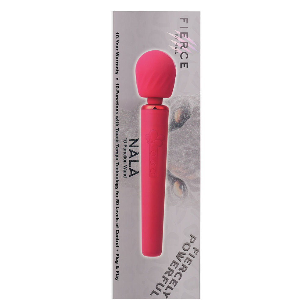 Maia Nala Red Red 30 Cm Usb Rechargeable Massage Wand